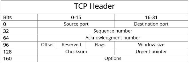 Anatomy of a TCP header