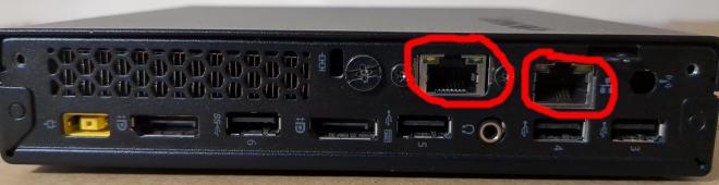 Mini PC with 2 ethernet ports